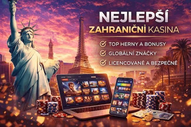 Nejlepší zahraniční online casino 2026 - Přehled a tipy